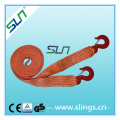 Cargo Strap with Double Hooks and Safety Factor 7: 1